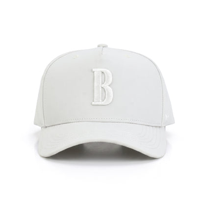 Sand 5 Panel League Star Snapback, front view