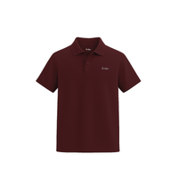 Chrome Short Sleeve Polo (Burgundy)