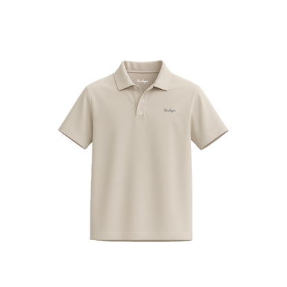 Chrome Short Sleeve Polo (Gravel)