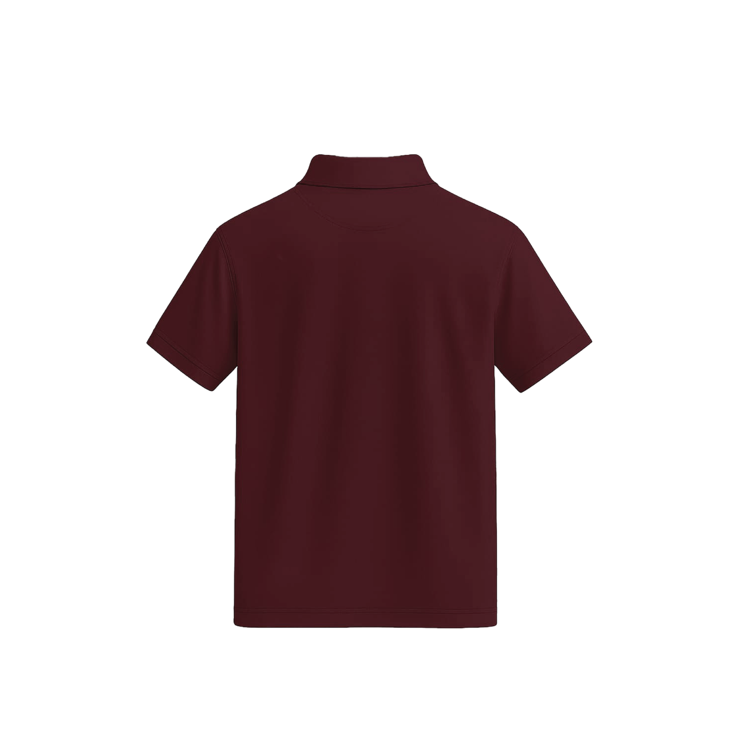 Chrome Short Sleeve Polo (Burgundy)
